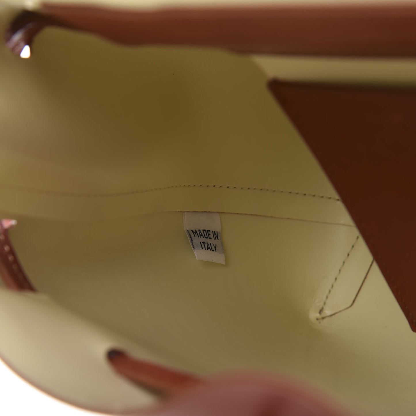 Calfskin Mini Lady Bag Brandy Cleo