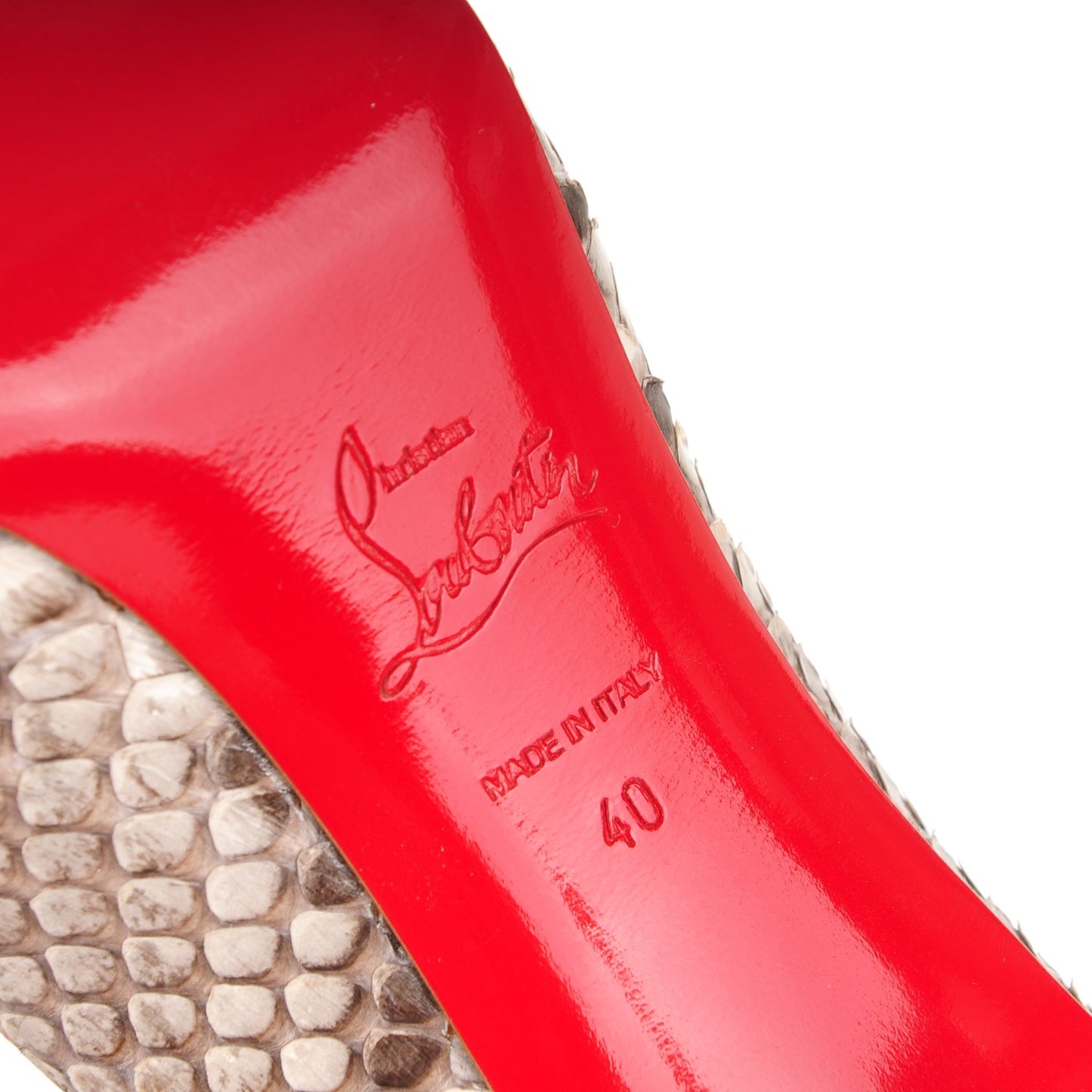 Python Mater Claude 85 Platform Pumps 40 Roccia