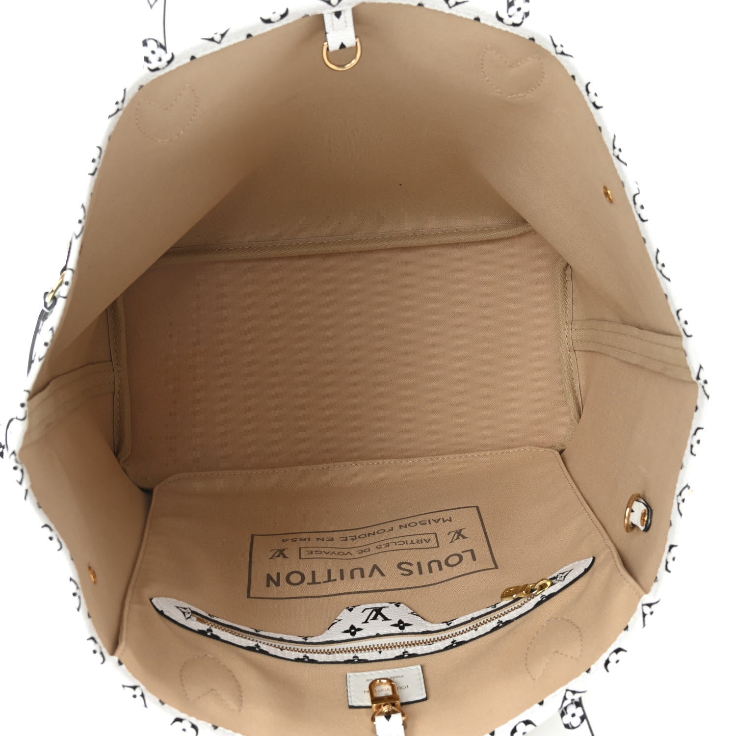 Louis Vuitton Monogram Giant Neverfull MM Kaki 6 of 10