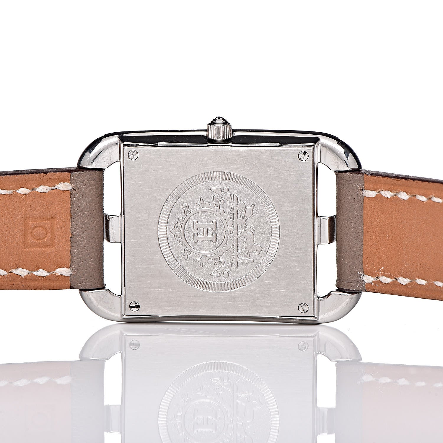Hermes Stainless Steel Swift 23mm Cape Cod Quartz Watch Etoupe 5 of 11