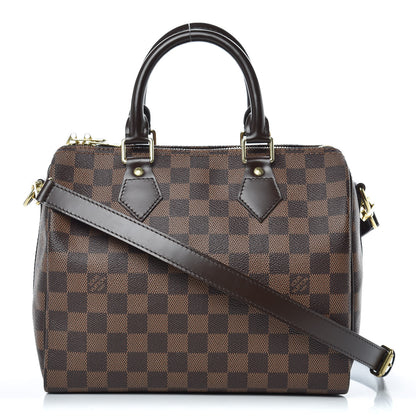 Louis Vuitton Damier Ebene Speedy Bandouliere 25 1 of 11