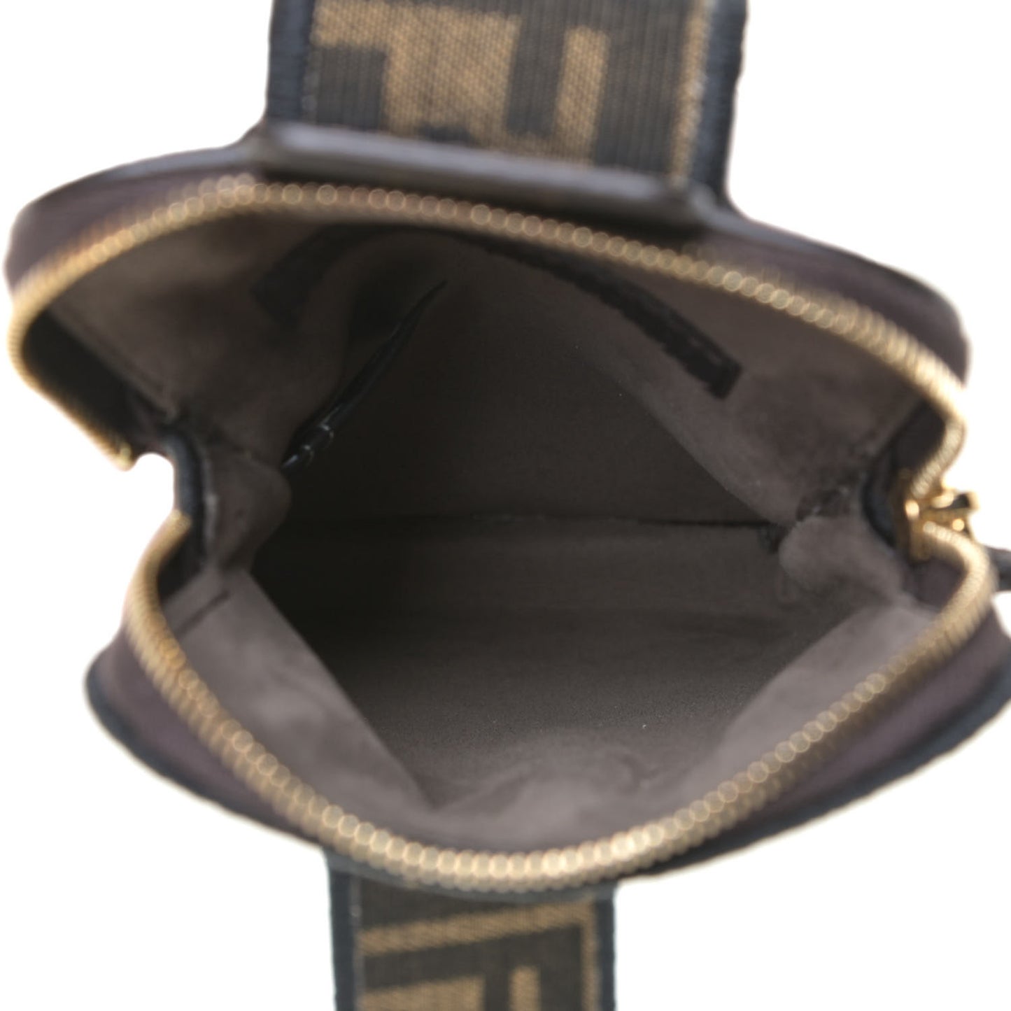 Fabric Jacquard FF 1974 Cell Pocket Strap You Tobacco Moro Black