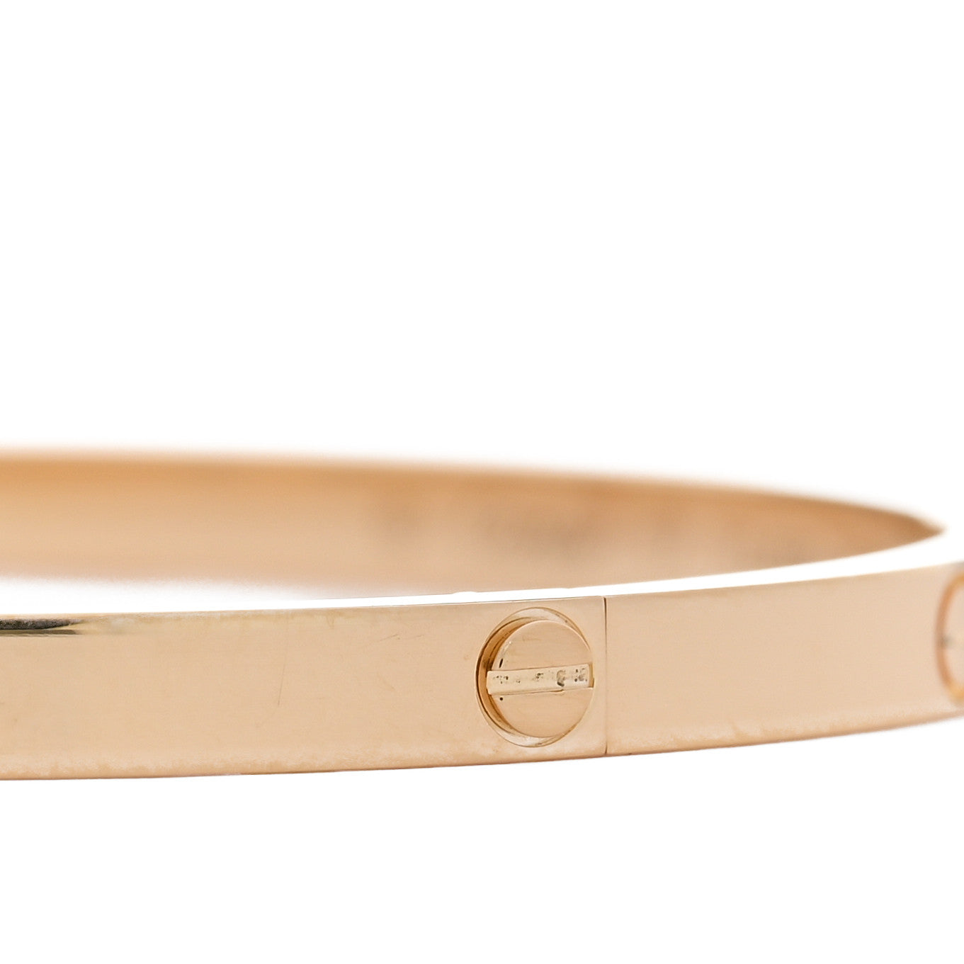 18K Yellow Gold Small LOVE Bracelet 17
