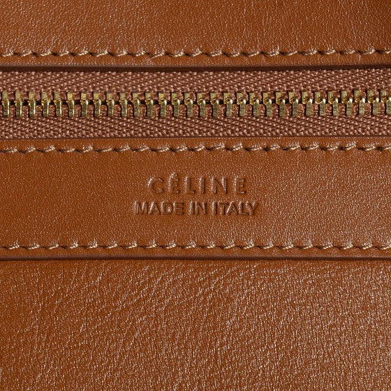 Celine Sleek Calfskin Small Cabas Phantom Tan 6 of 14
