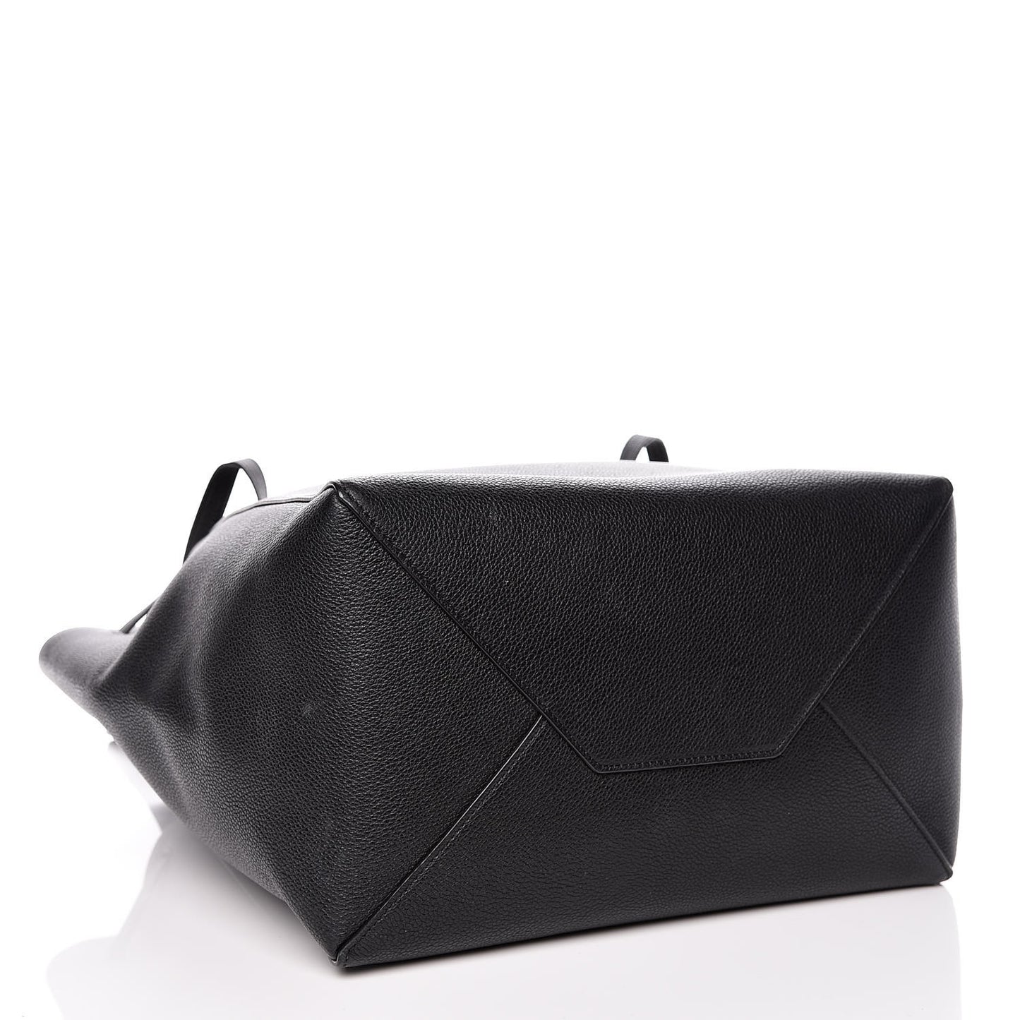 Soft Grained Calfskin Small Belt Cabas Phantom Black