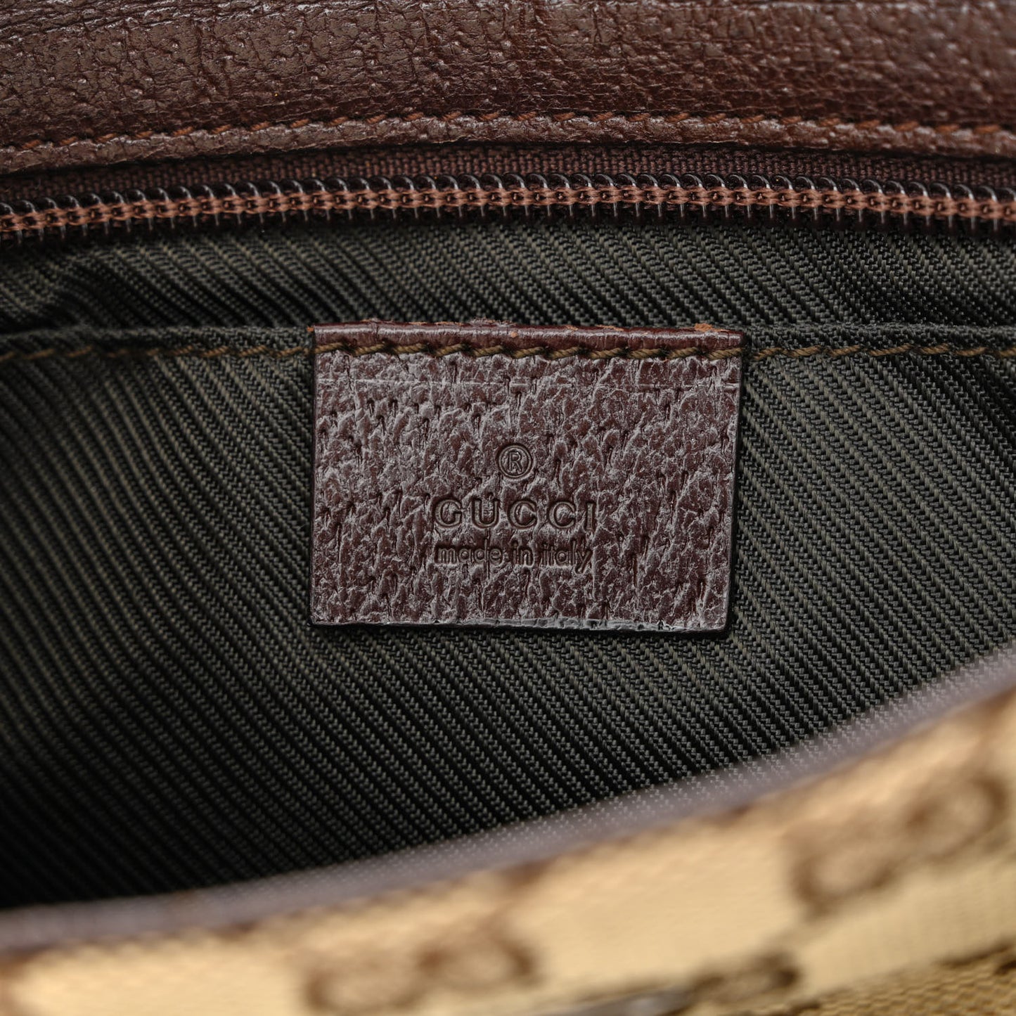 Monogram Shoulder Bag Dark Brown