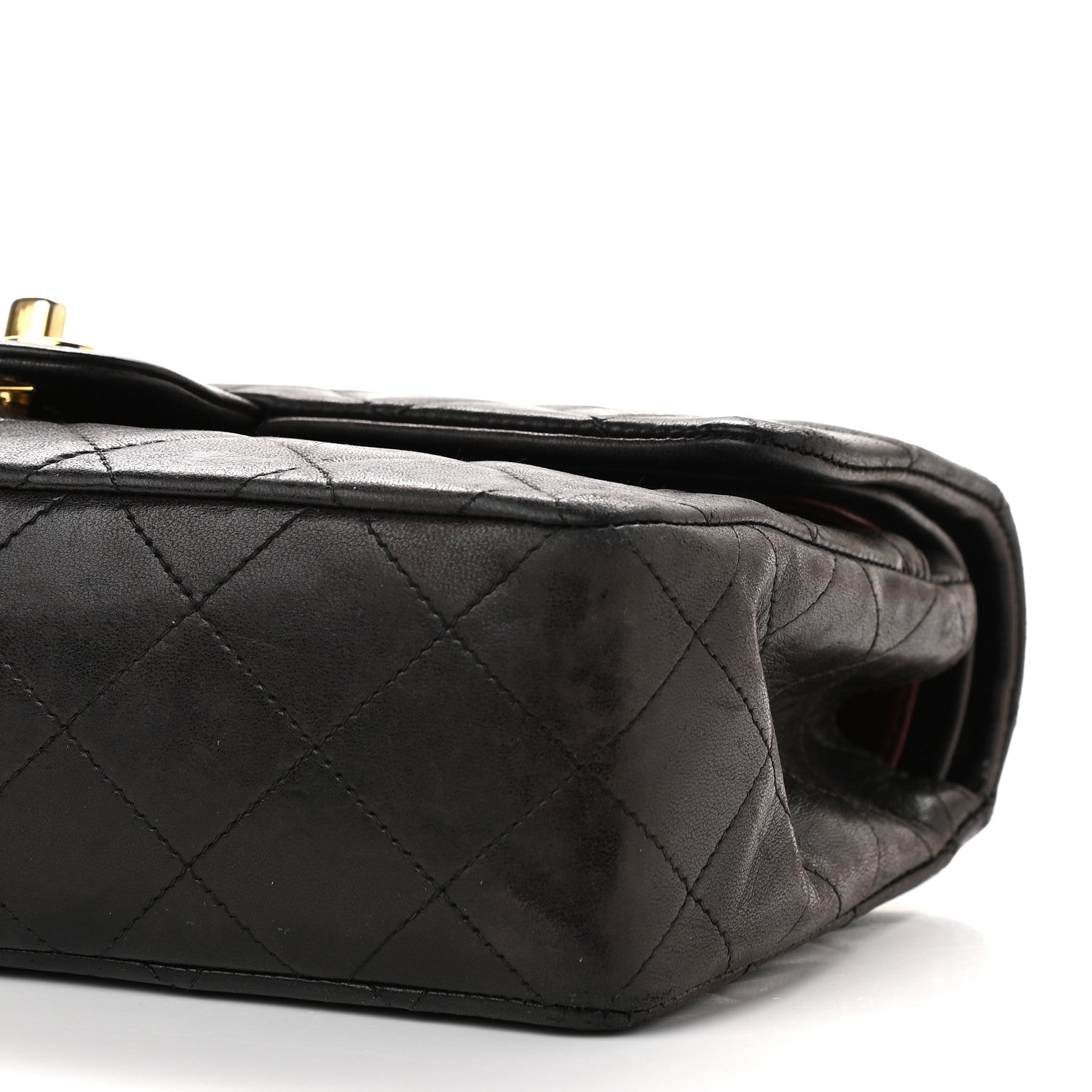 Chanel Lambskin Quilted Small Double Flap Black 14 of 14
