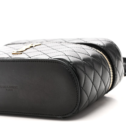 Saint Laurent Lambskin Quilted Mini Gaby Vanity Case Black 10 of 11
