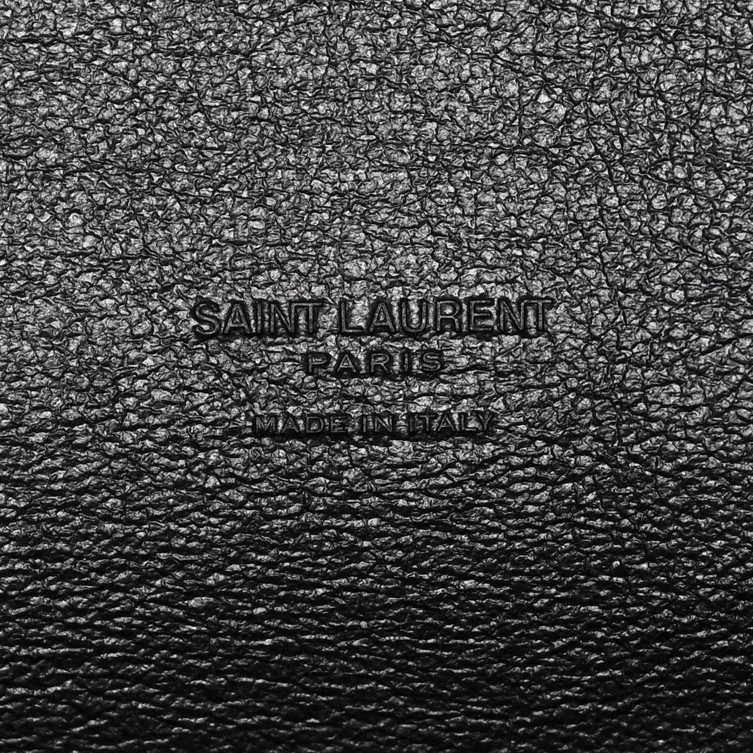 Saint Laurent Mesh Patent Rive Gauche Tote Black 6 of 12
