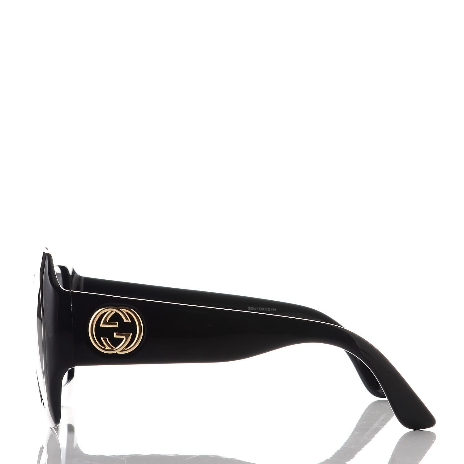 Gucci Acetate Square Frame Sunglasses GG0053S Black 3 of 8