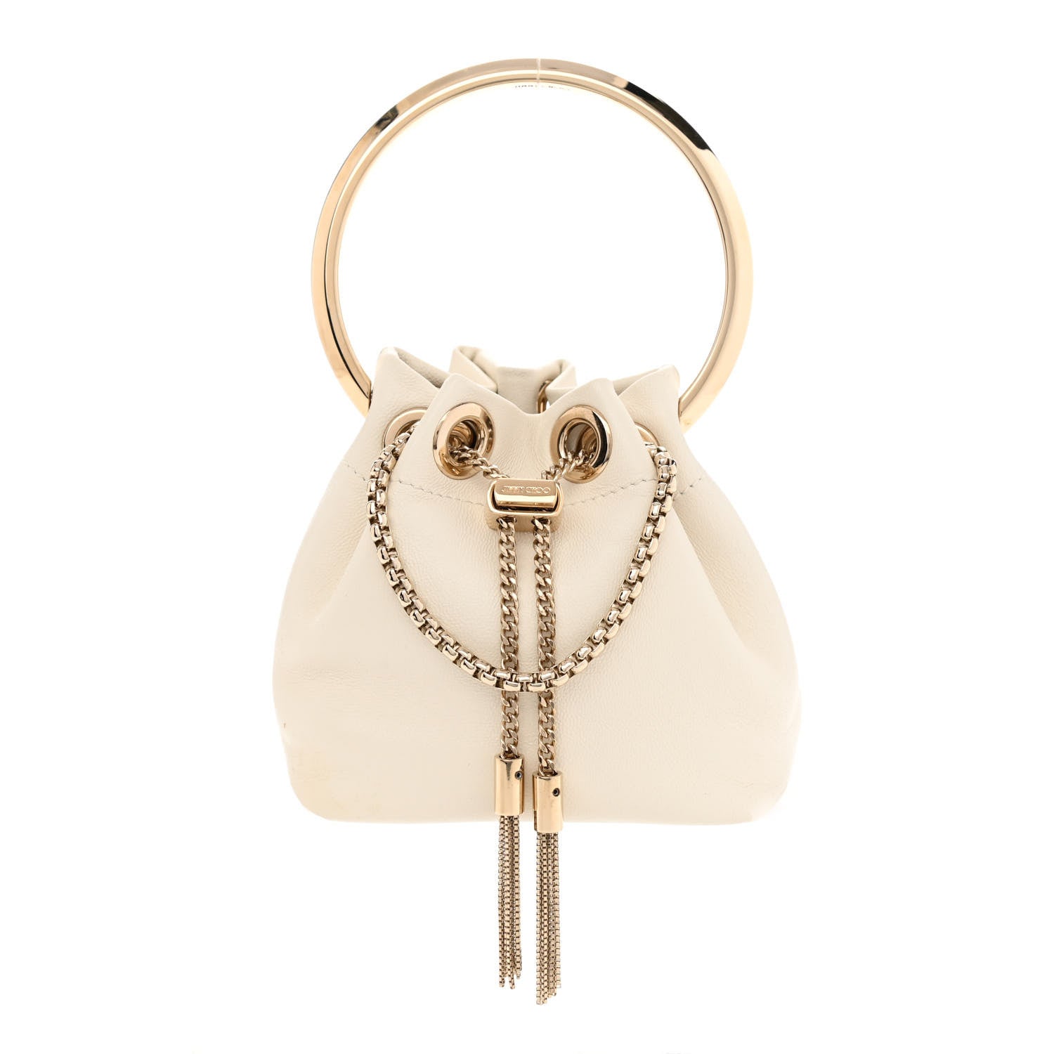 Jimmy Choo Nappa Micro Bon Bon Bag Latte 1 of 7