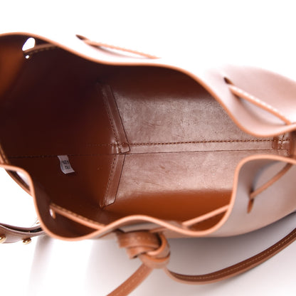 Mansur Gavriel Calfskin Mini Bucket Bag Saddle 5 of 12