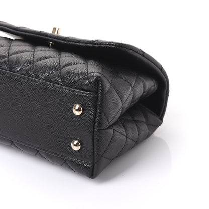 Chanel Caviar Quilted Mini Coco Handle Flap Black 6 of 10