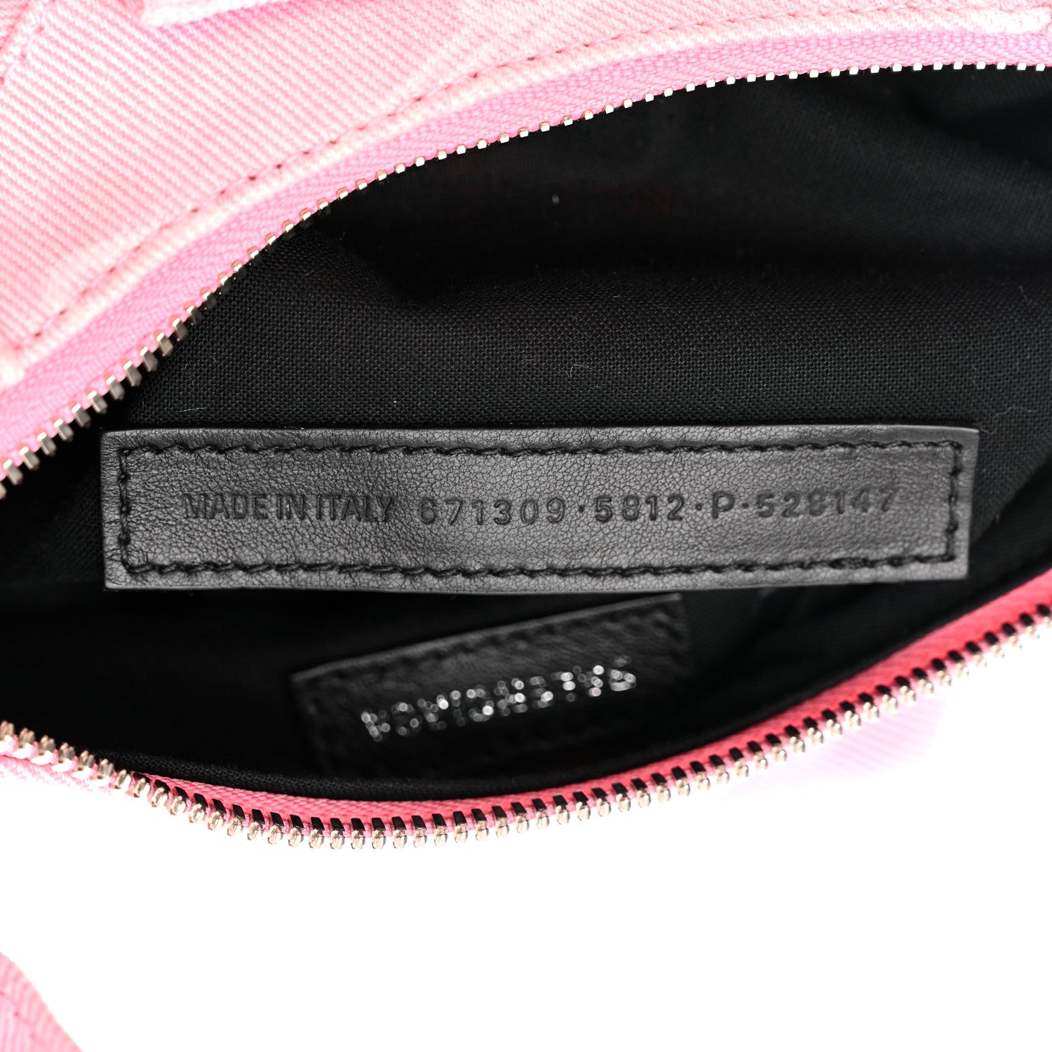 Balenciaga Denim BB Monogram Le Cagole Shoulder Bag XS Pink 7 of 11