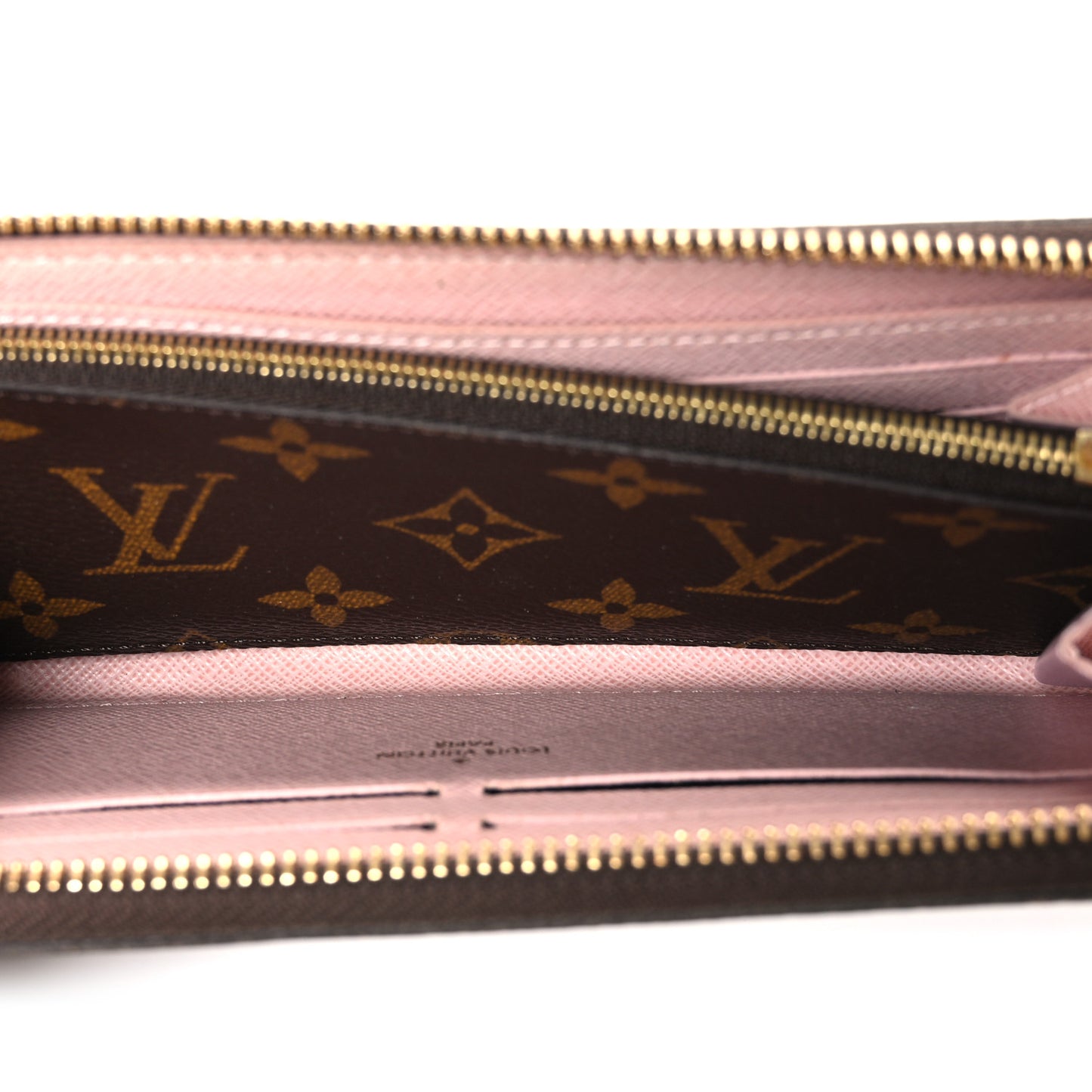Monogram Clemence Wallet Rose Ballerine Rose Ballerine
