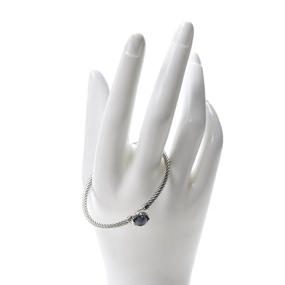 David Yurman Sterling Silver Black Orchid 3mm Chatelaine Bracelet 2 of 4