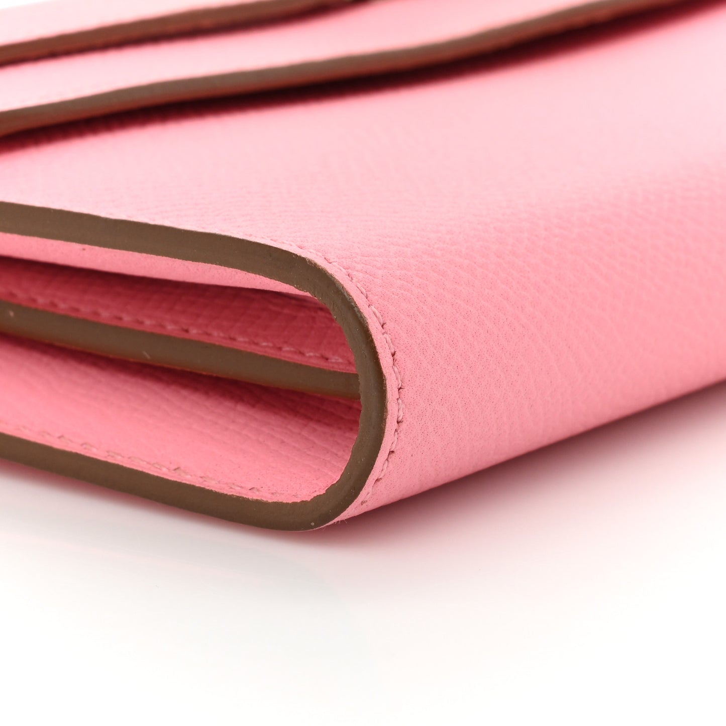 Epsom Kelly Longue Wallet Rose Confetti