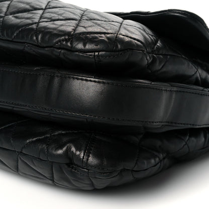 Chanel Lambskin Quilted Chanel 3 Maxi Flap Bag Black 10 of 14