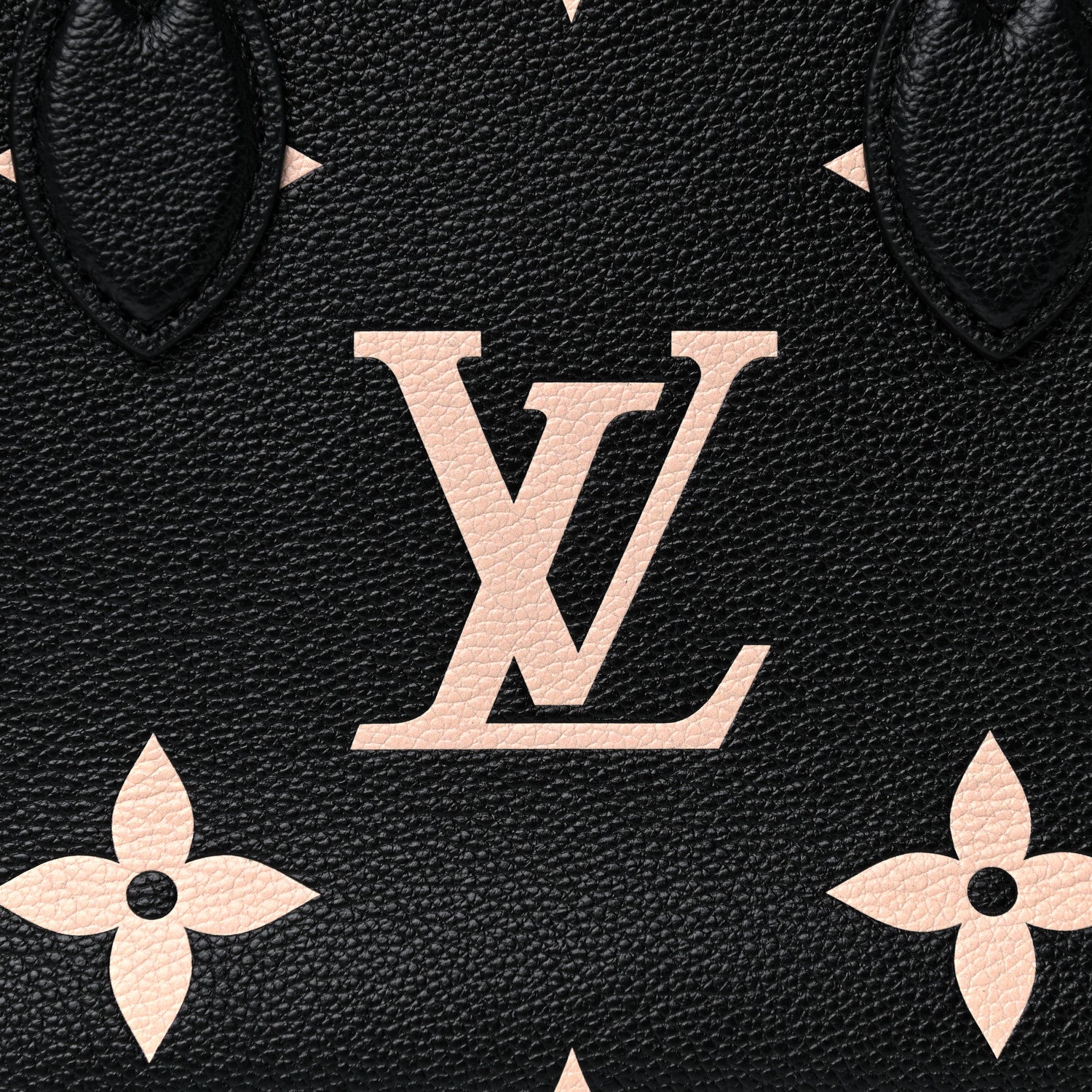 Louis Vuitton Empreinte Monogram Giant Onthego PM Black Beige 9 of 10