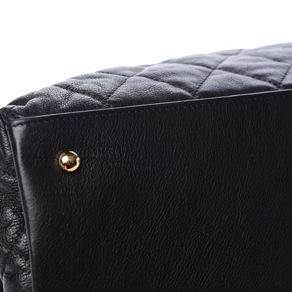 Chanel Calfskin Quilted Small Chain Me Tote Black 12 of 12