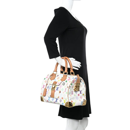 Louis Vuitton Monogram Multicolor Speedy 30 White 2 of 14