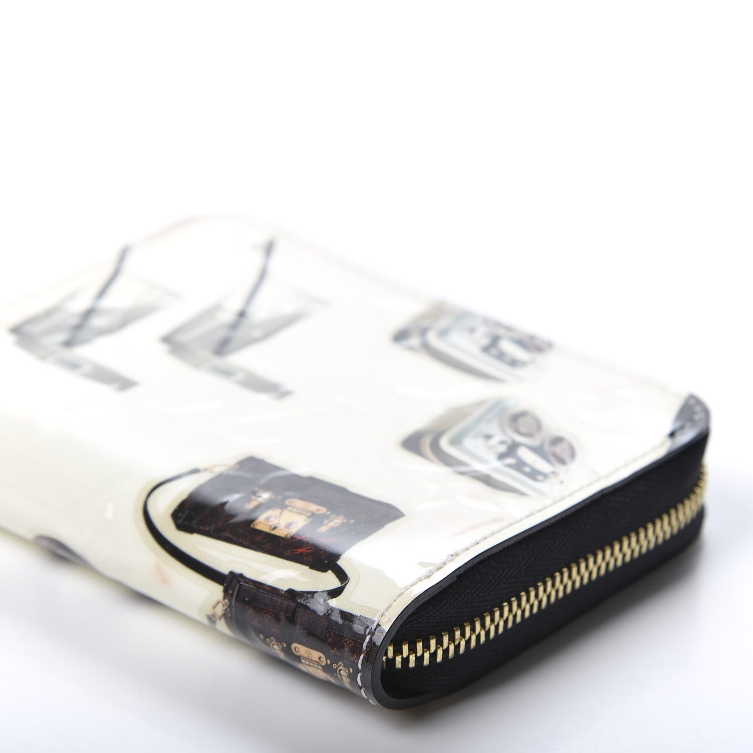 Louis Vuitton Vernis Stickers Zippy Coin Purse Wallet 6 of 7