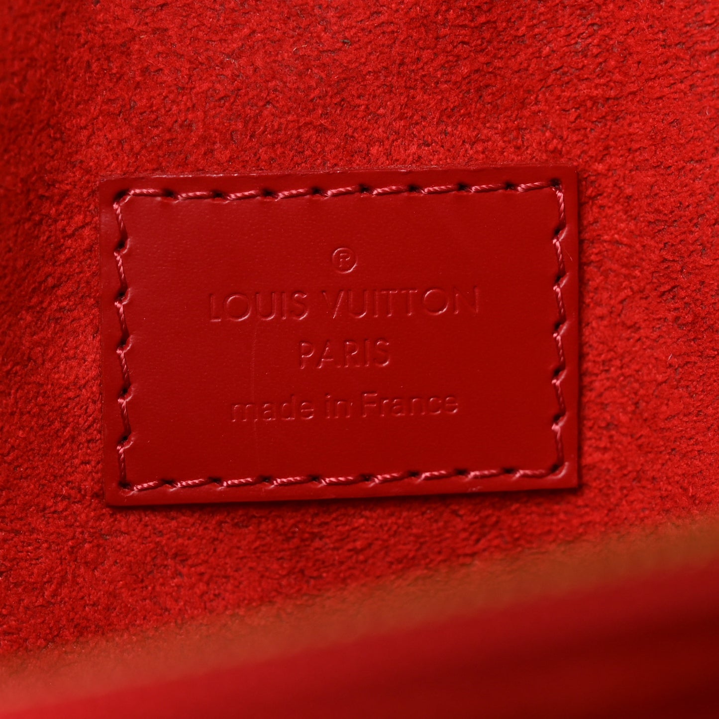 Damier Ebene Caissa Clutch Cherry