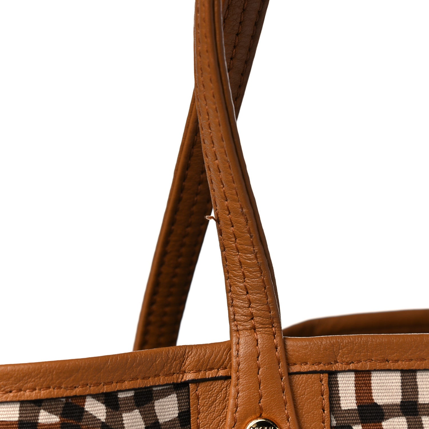 MCM Visetos Large Liz Reversible Shopper Tote Cognac 24 of 24