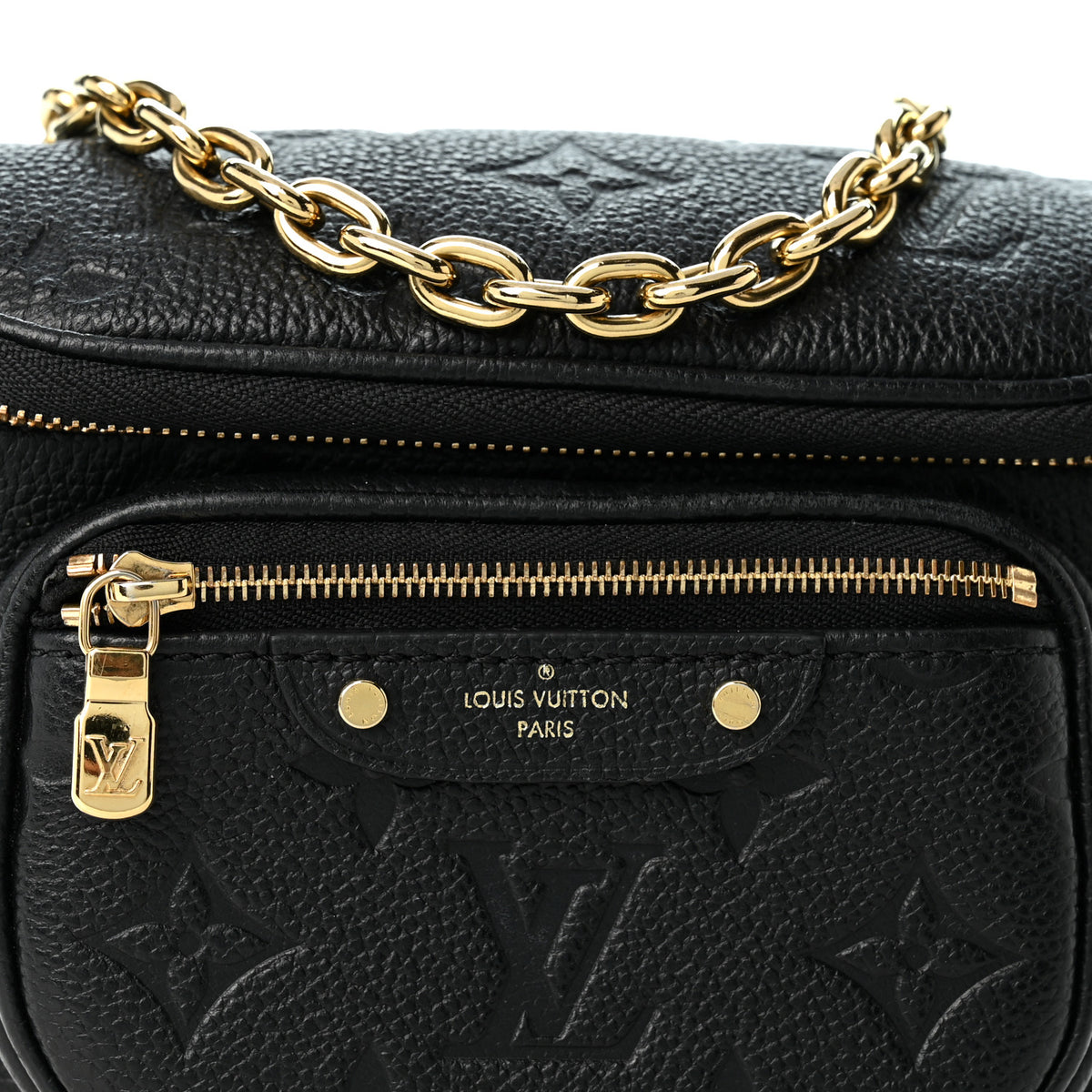 Louis Vuitton Empreinte Mini Bumbag Black 7 of 9