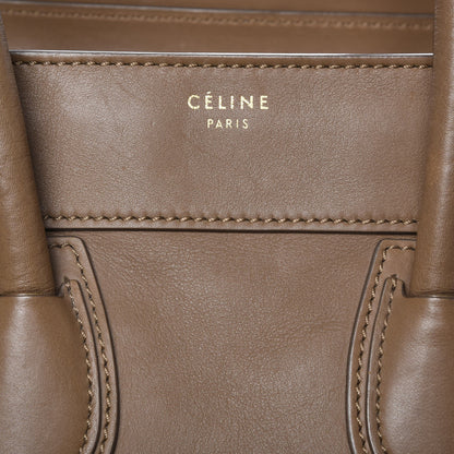 Celine Smooth Calfskin Mini Luggage Camel 16 of 16