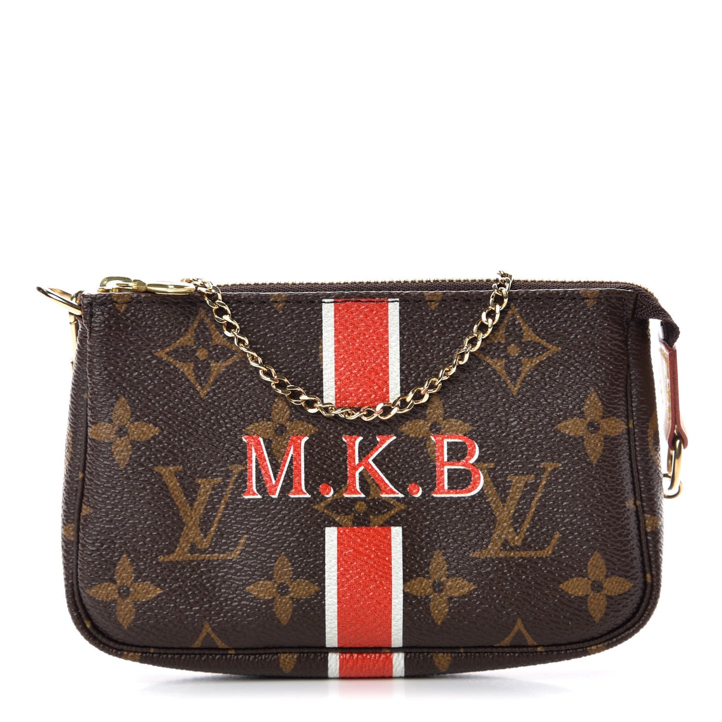 Monogram My LV Heritage Mini Pochette Accessories Red White