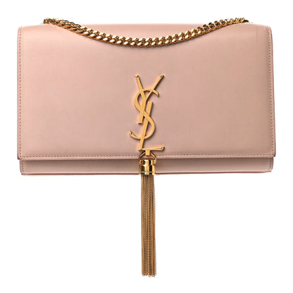 Saint Laurent Smooth Calfskin Medium Classic Monogram Kate Tassel Satchel Pink 1 of 15