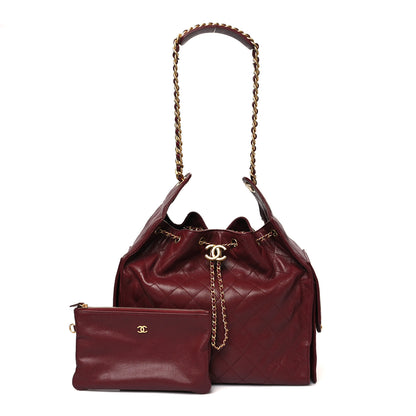 Chanel Caviar Quilted Medium Chanel 25 Handbag Burgundy 3 of 13