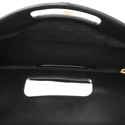 Chanel Patent Quilted Graphic Catch Flap Black 5 of 13