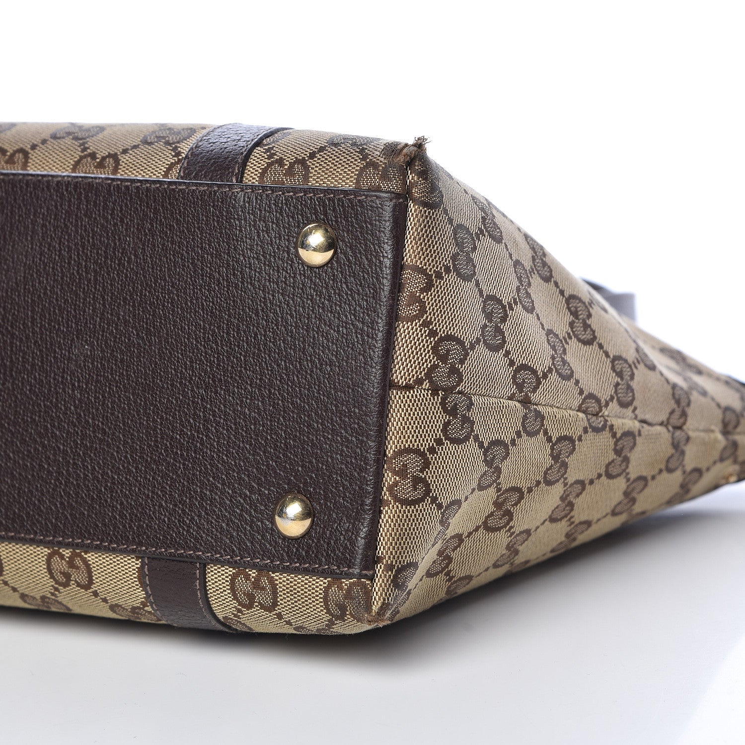 Gucci Monogram Medium Abbey Tote Brown 10 of 16