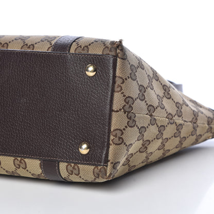 Gucci Monogram Medium Abbey Tote Brown 10 of 16