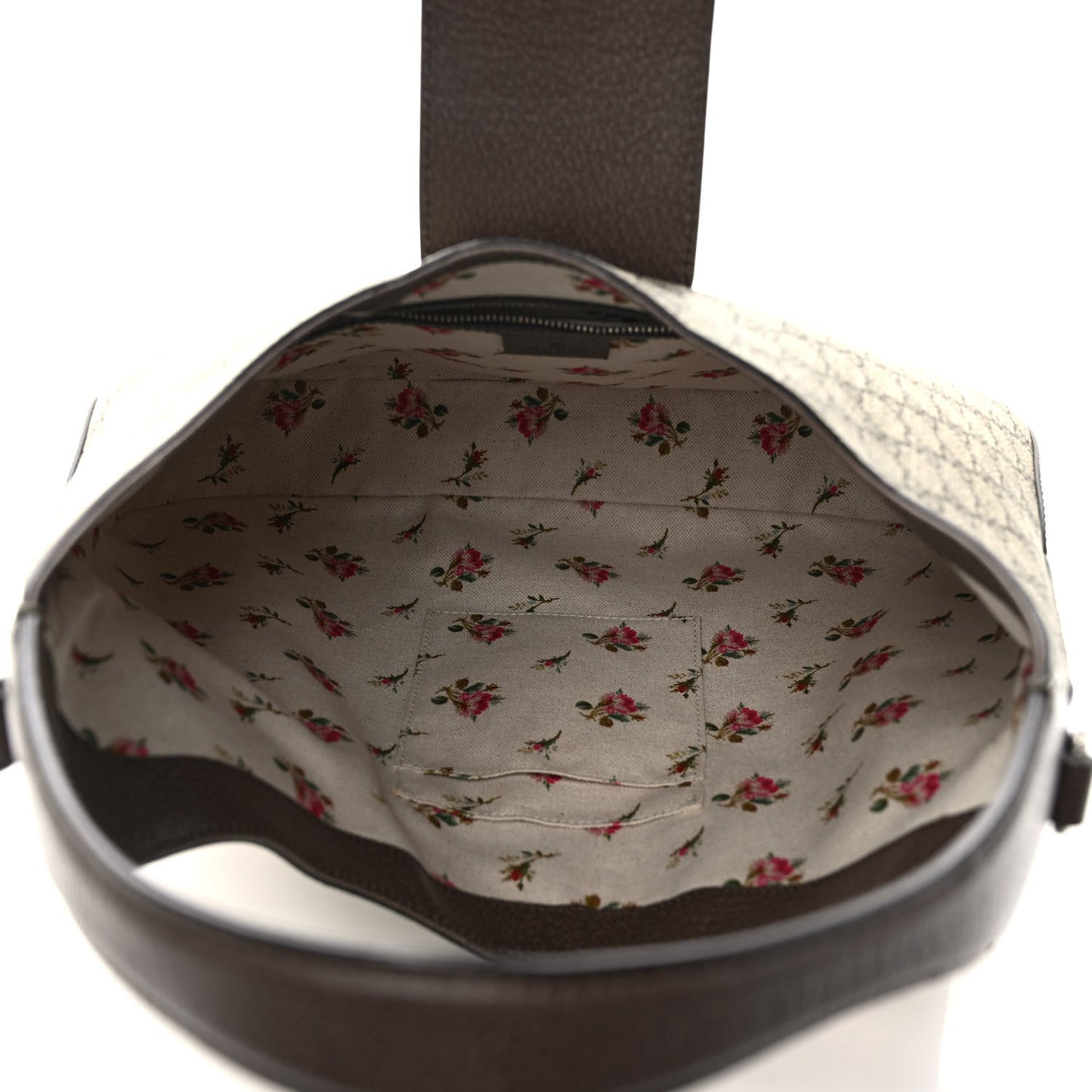 GG Supreme Monogram Web Embroidered Medium Dionysus Hobo Beige New Acero Multicolor