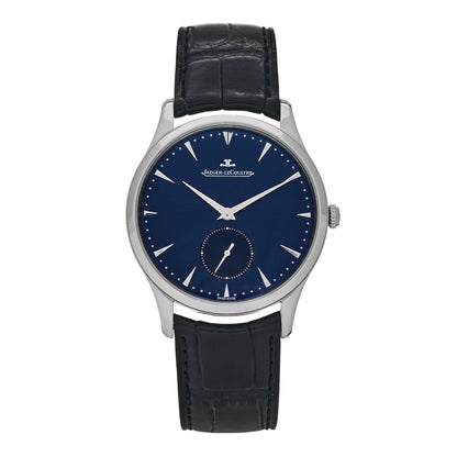 Jaeger-LeCoultre Stainless Steel Alligator 40mm Master Grande Ultra Thin Automatic Watch Blue Q1358480 1 of 4