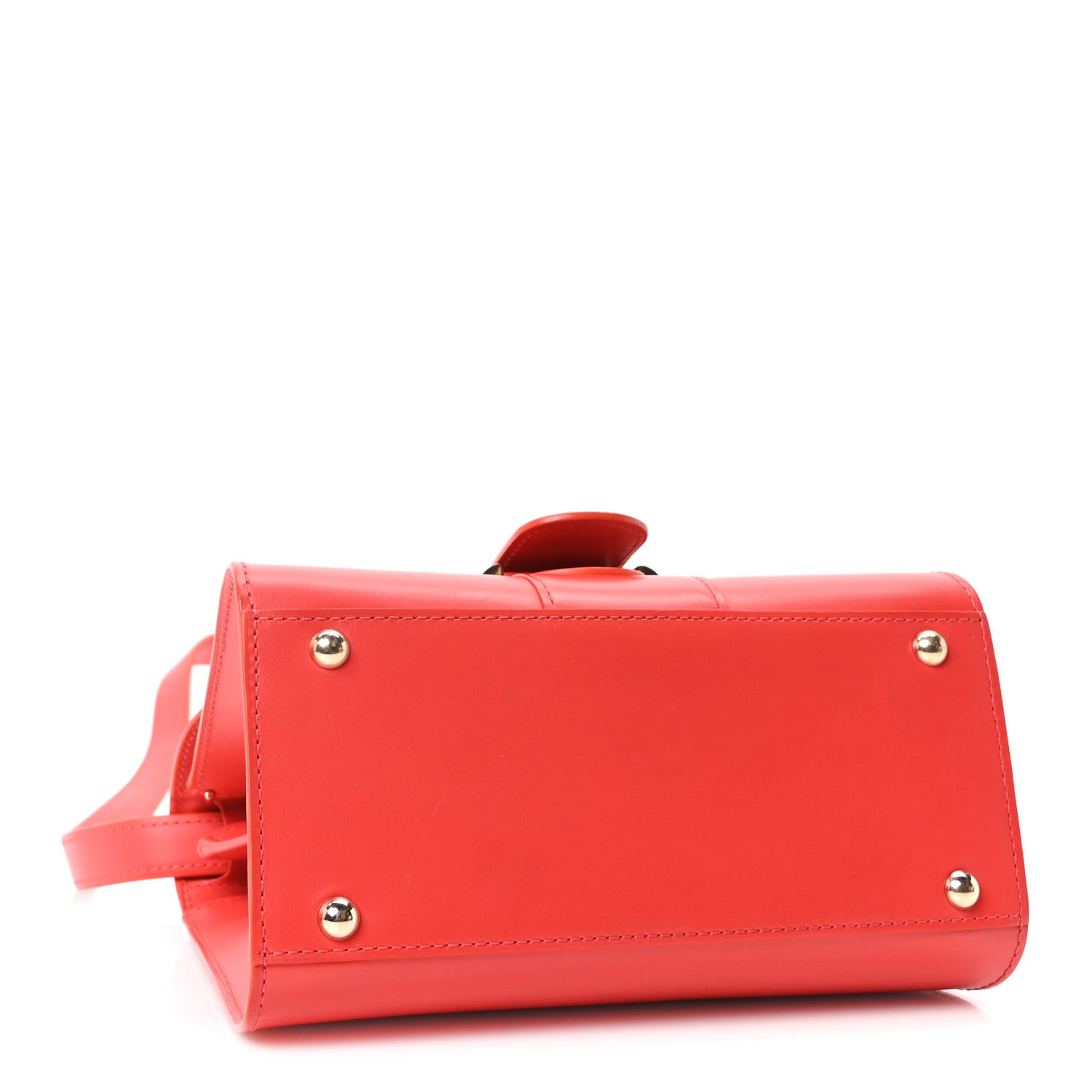 Delvaux Box Calfskin Mini Brillant Satchel Red 4 of 11