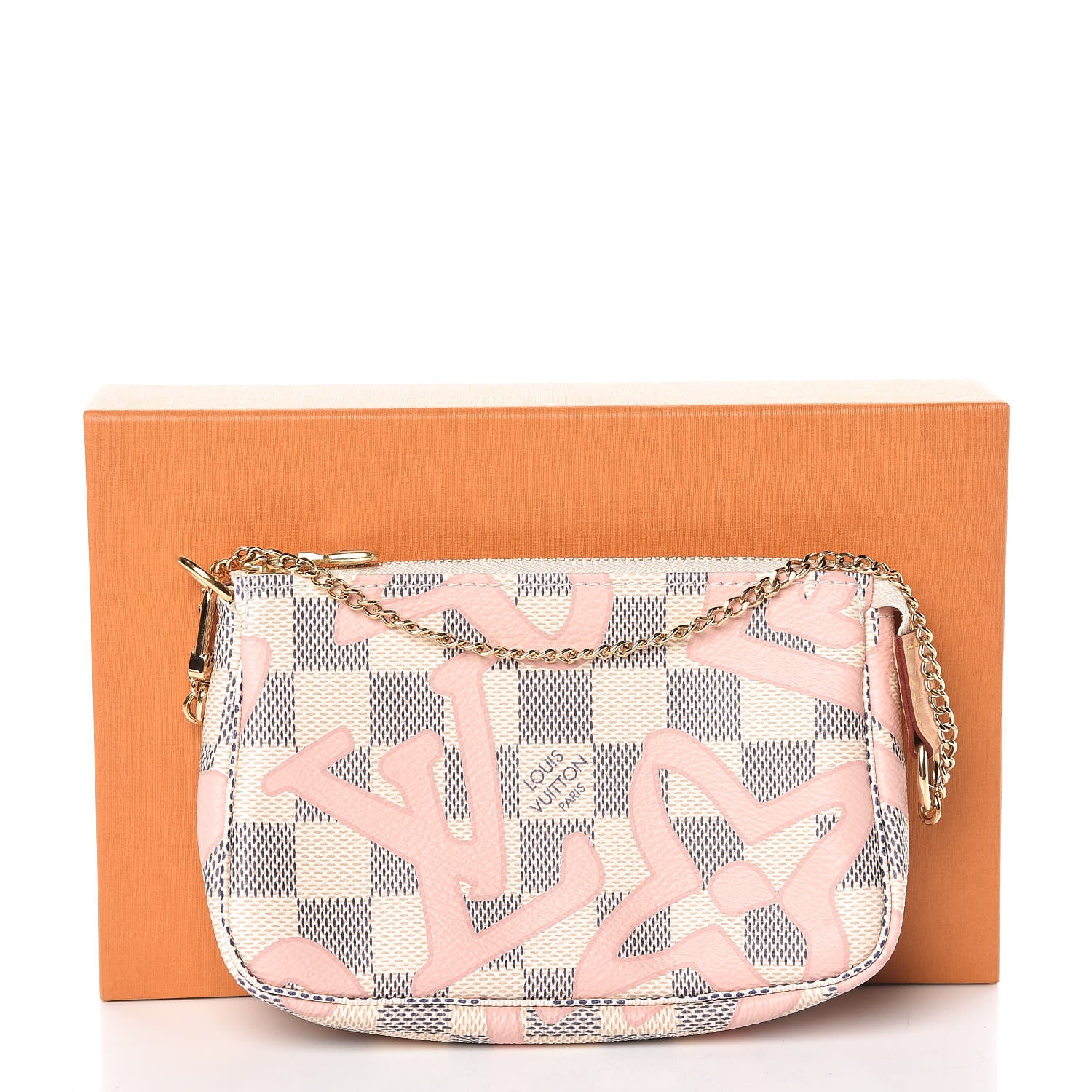 Louis Vuitton Damier Azur Tahitienne Mini Pochette Accessories 10 of 10