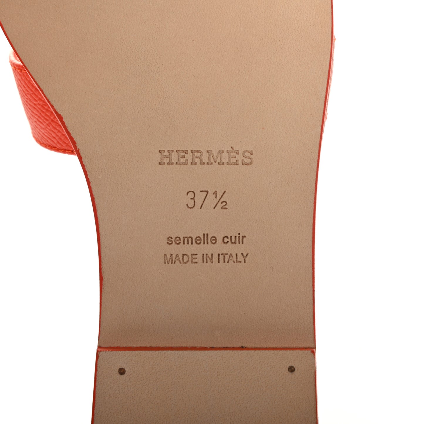 Epsom Oran Sandals 37.5 Orange Poppy