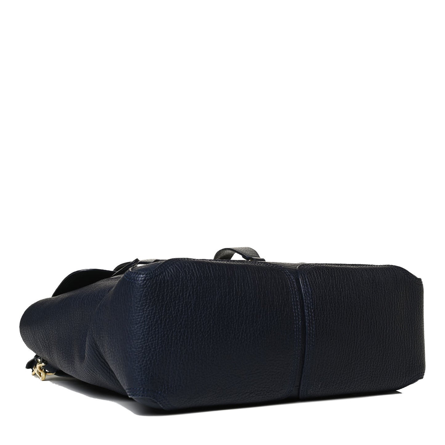 Textured Calfskin Large Pashli Satchel Ink