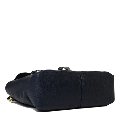 3.1 Phillip Lim Textured Calfskin Large Pashli Satchel Ink 4 of 14