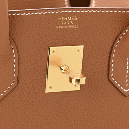 Hermes Togo Birkin 30 Gold 6 of 11
