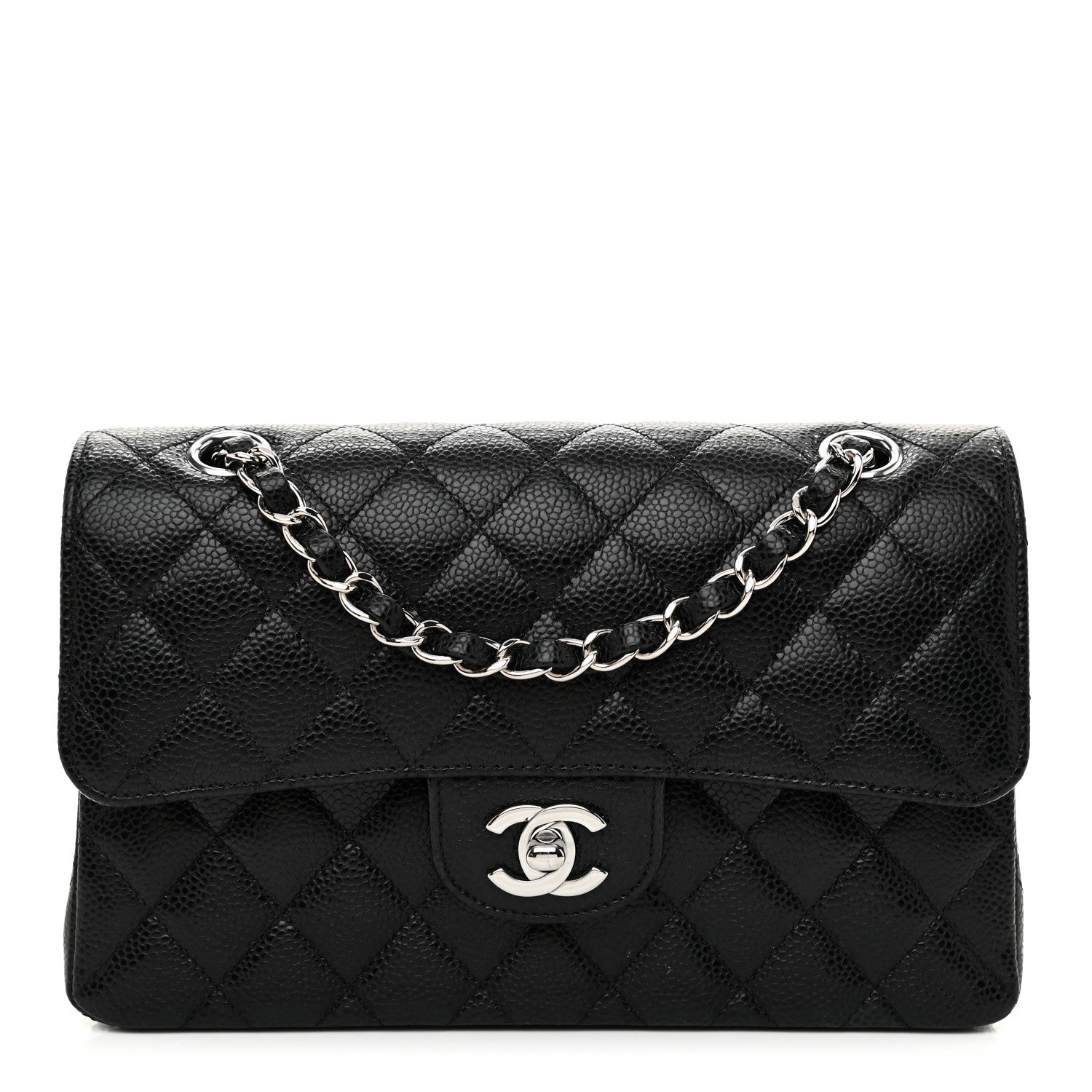 Chanel Caviar Quilted Small Double Flap Black 1 of 10