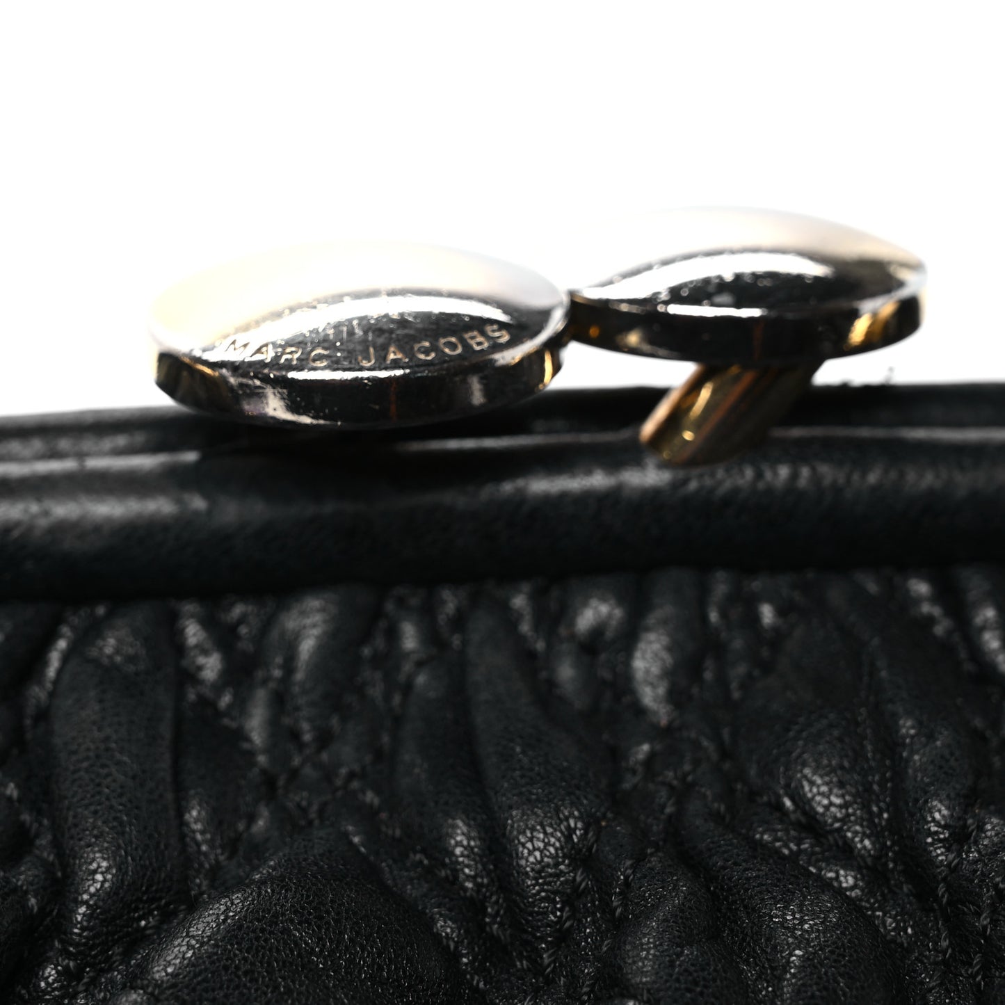 Calfskin Quilted Stam Black