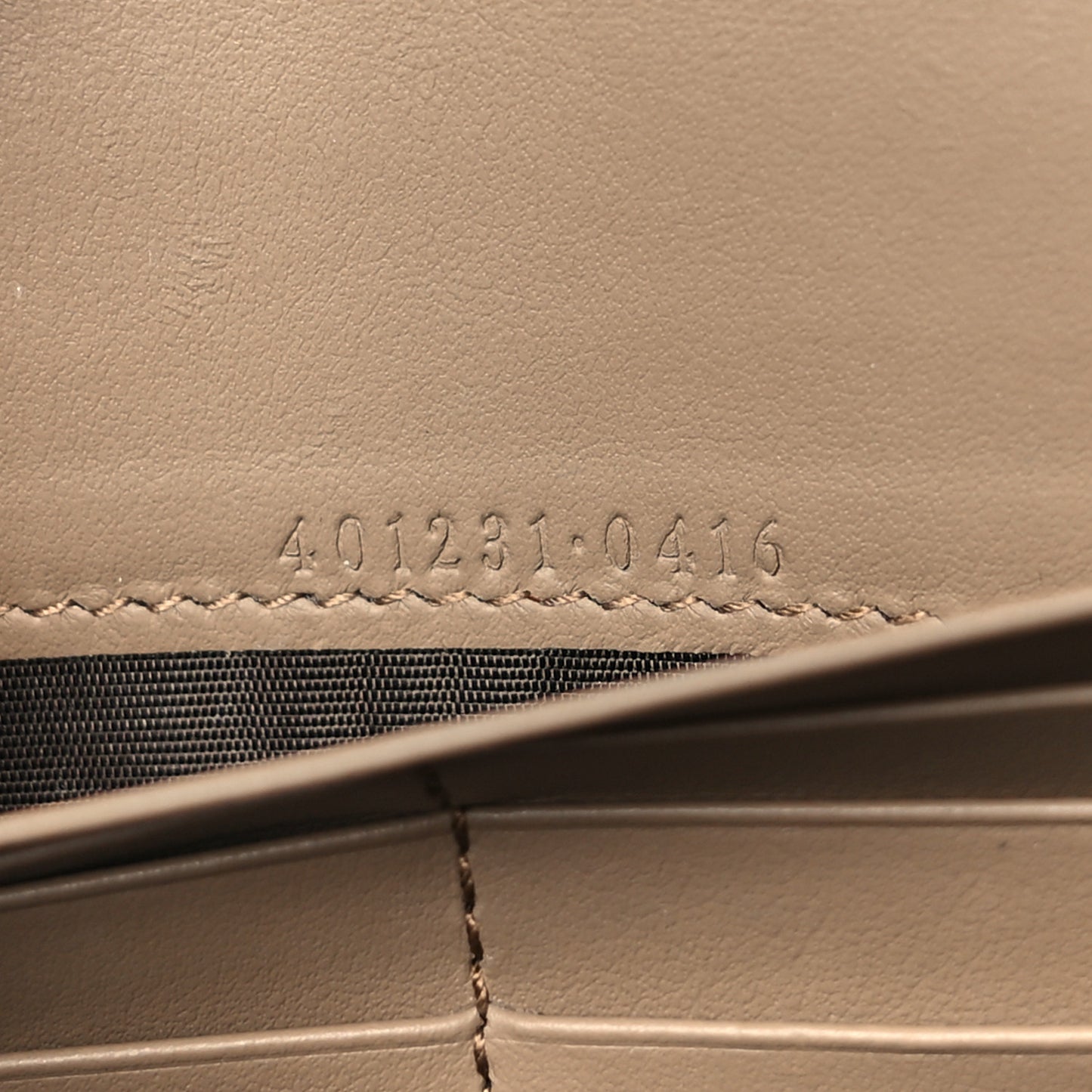 GG Supreme Monogram Mini Dionysus Chain Wallet Beige Taupe