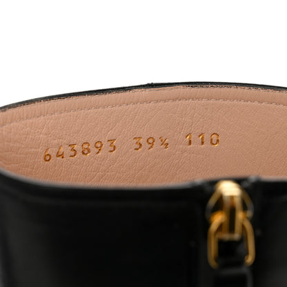 Gucci Nappa Horsebit Ankle Boots 39.5 Black 7 of 8