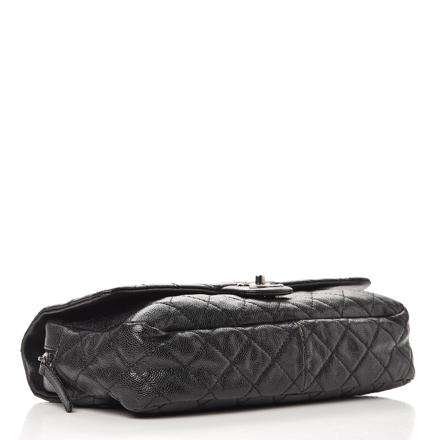 Chanel Iridescent Caviar Quilted Large Chic Flap Black 4 of 10