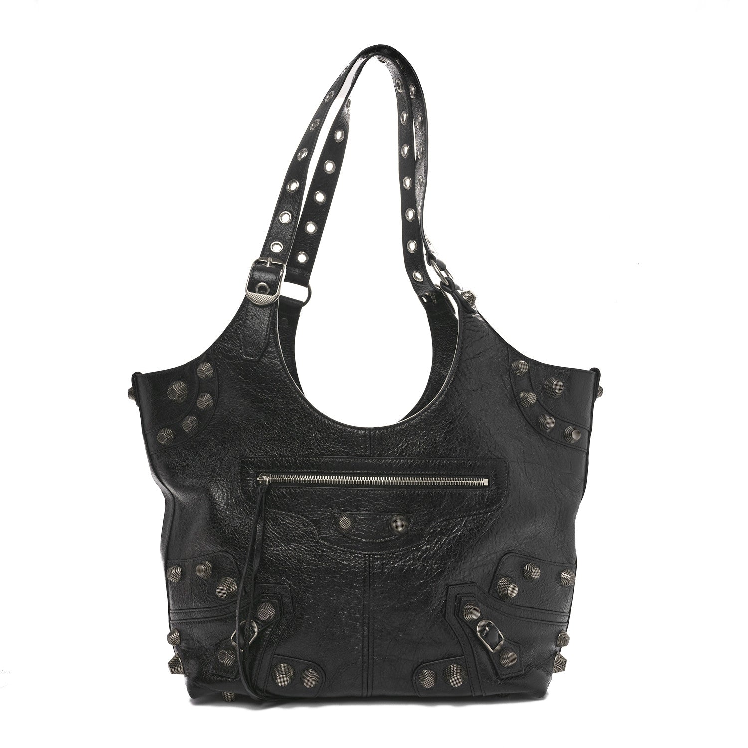 Balenciaga Agneau Arena Medium Le Cagole Carry All Bag Black 1 of 10